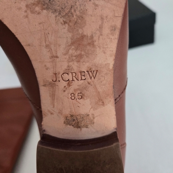 J. Crew Brown Leather Winter Boots - Picture 9 of 16